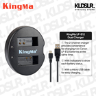 Kingma LP-E12 Dual Battery Charger for Canon EOS M50 Mark II /  M200 / PowerShot SX70 HS / EOS M50 / M100 / M2 / M10 / 100D / EOS M